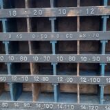 Furniture of trade wood of hardware