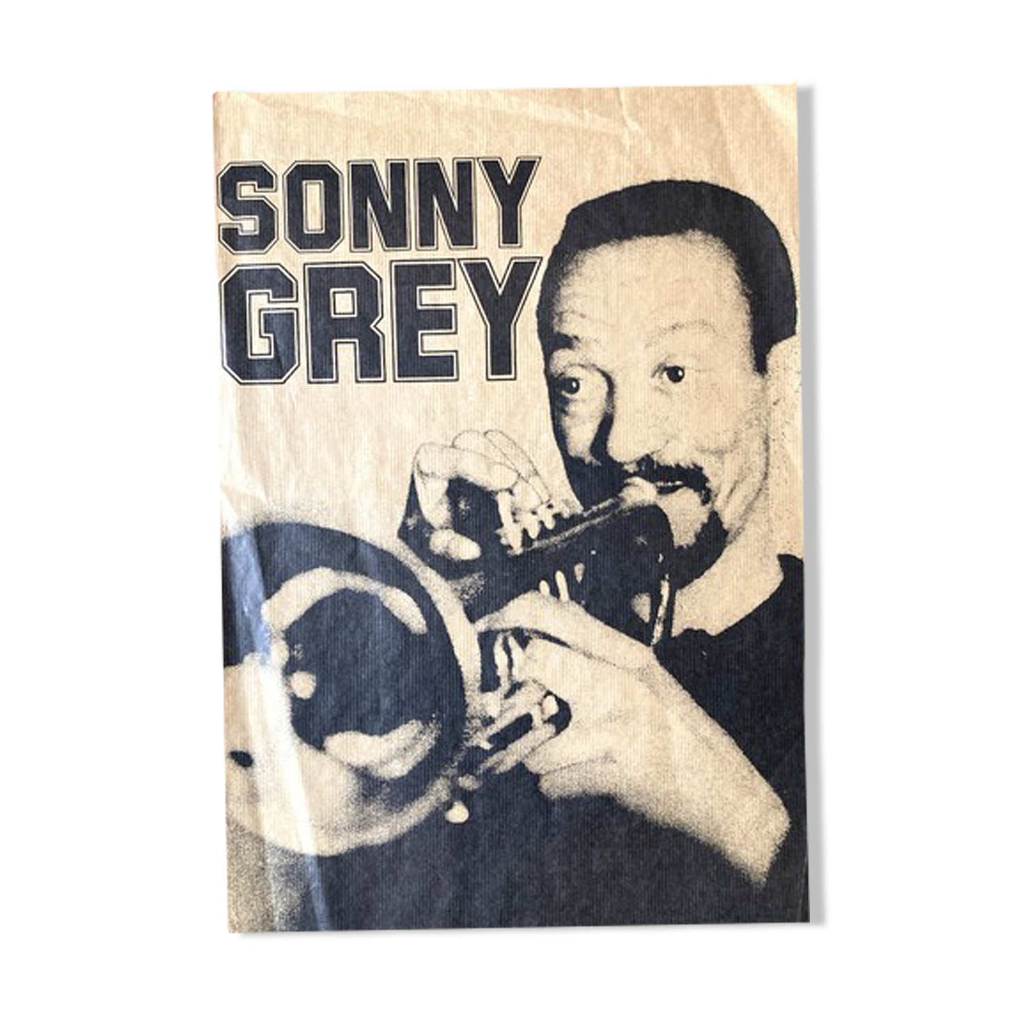 Poster Blues man trumpeter Sonny Grey