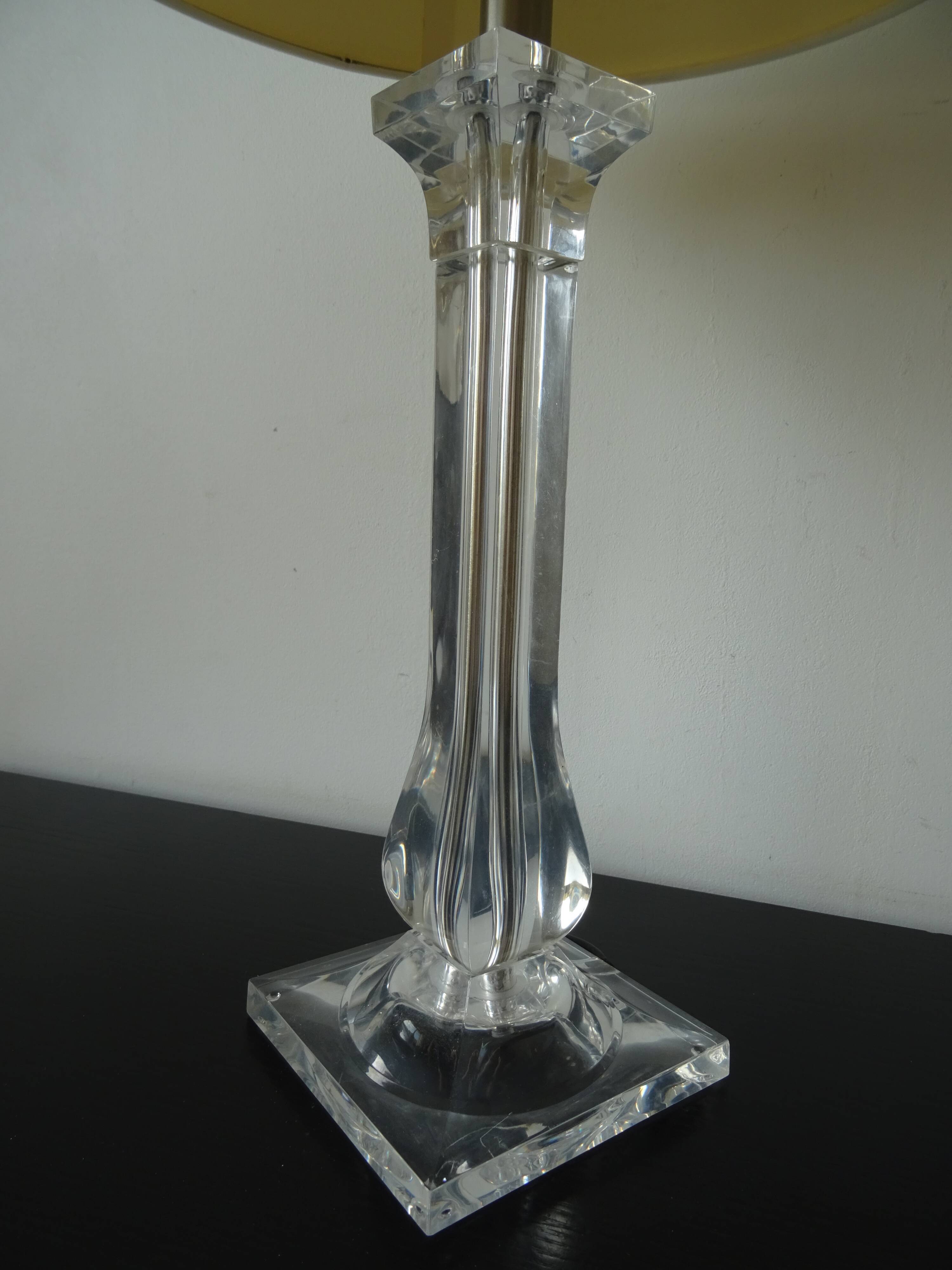 Plexiglas living room lamp