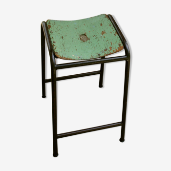 Tabouret d'artiste peintre vintage