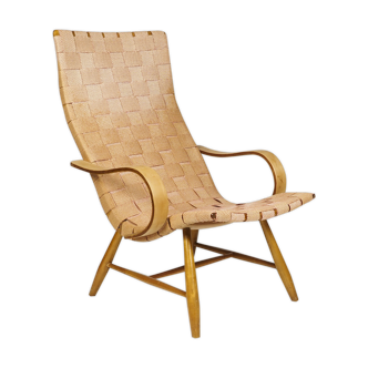 Fauteuil original des années 1940/40 en bouleau