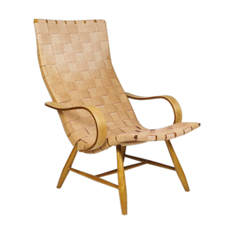 Original armchair from the 1940/40s in birch