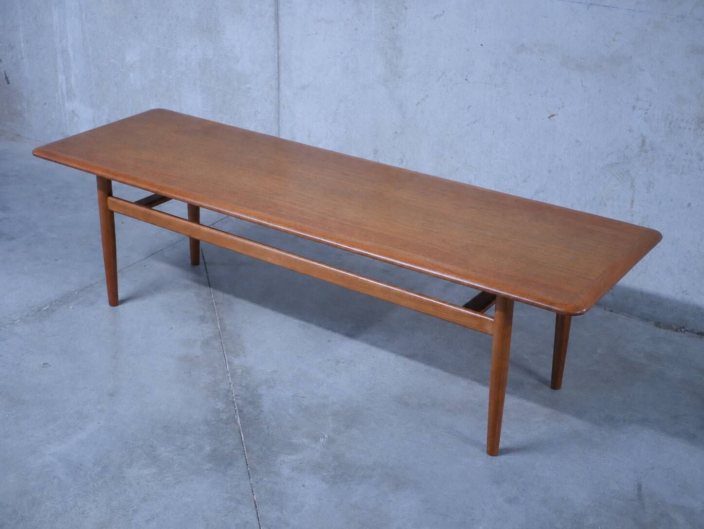 Very large teak coffee table by Kurt Ostervig - Vintage 1960s 1970s