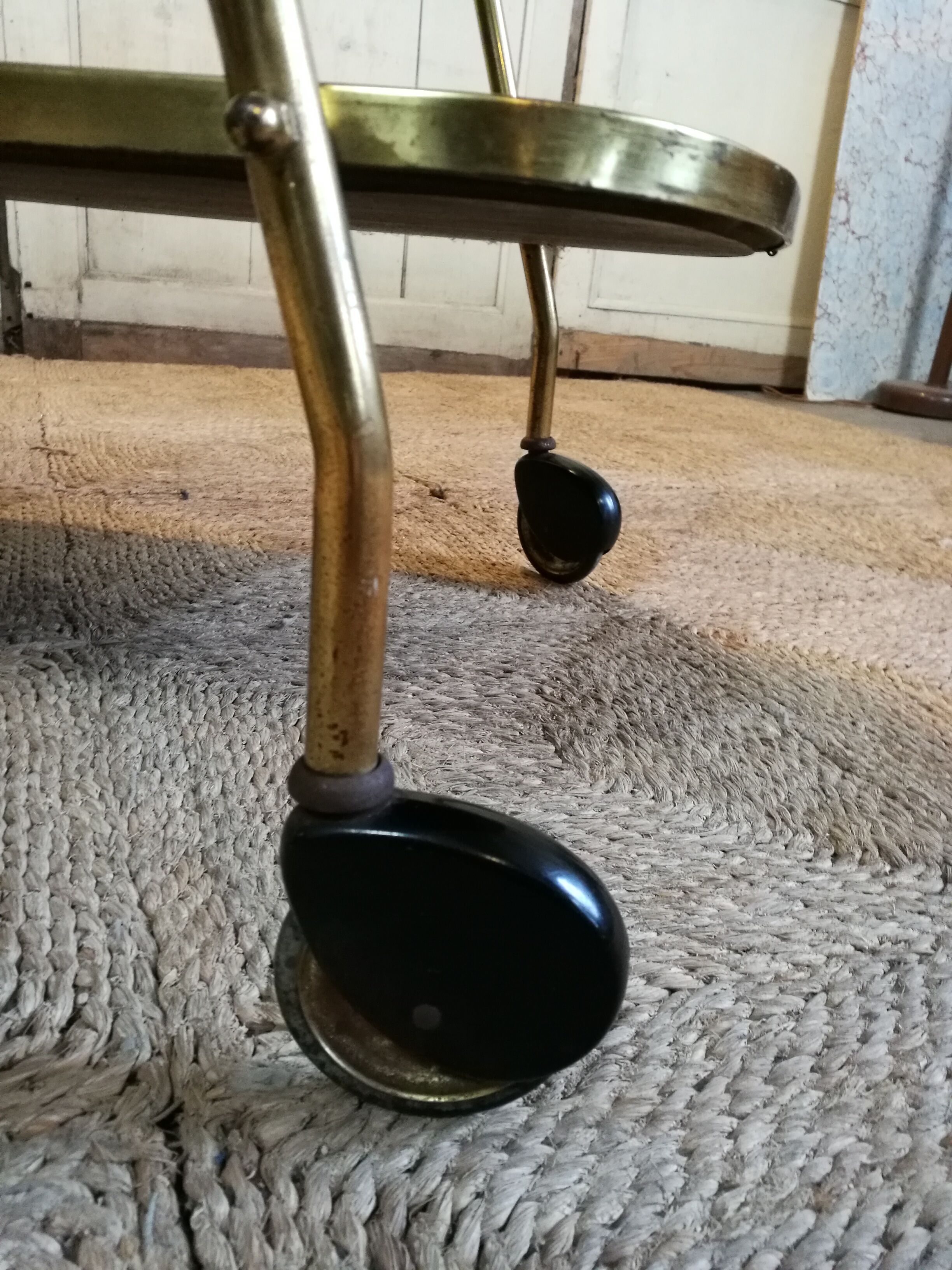 Brass and formica dessert