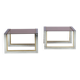 1970s Pair of side tables by Belgo Chrom, Belgium