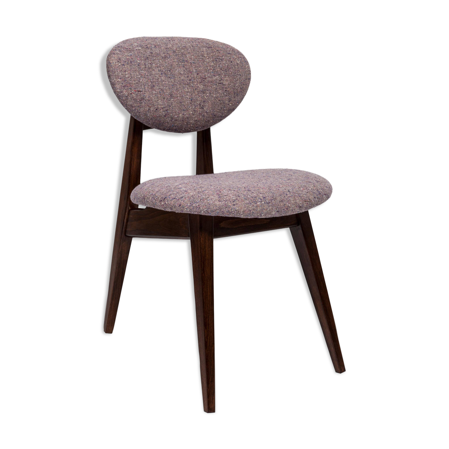 Chaise champignon violette milieu du siècle type 200/128 par Juliusz Kedziorek
