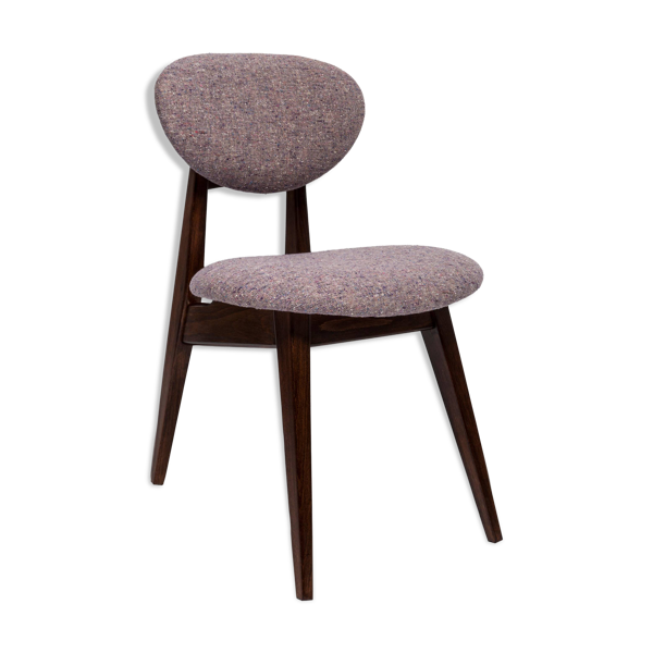 Chaise champignon violette milieu du siècle type 200/128 par Juliusz Kedziorek
