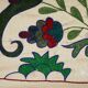 Hand-knotted rug, vintage Turkish rug 47x90 cm