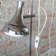Vintage silver floor lamp, 1960s
