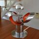 Lampe Raak fleur métal chromé