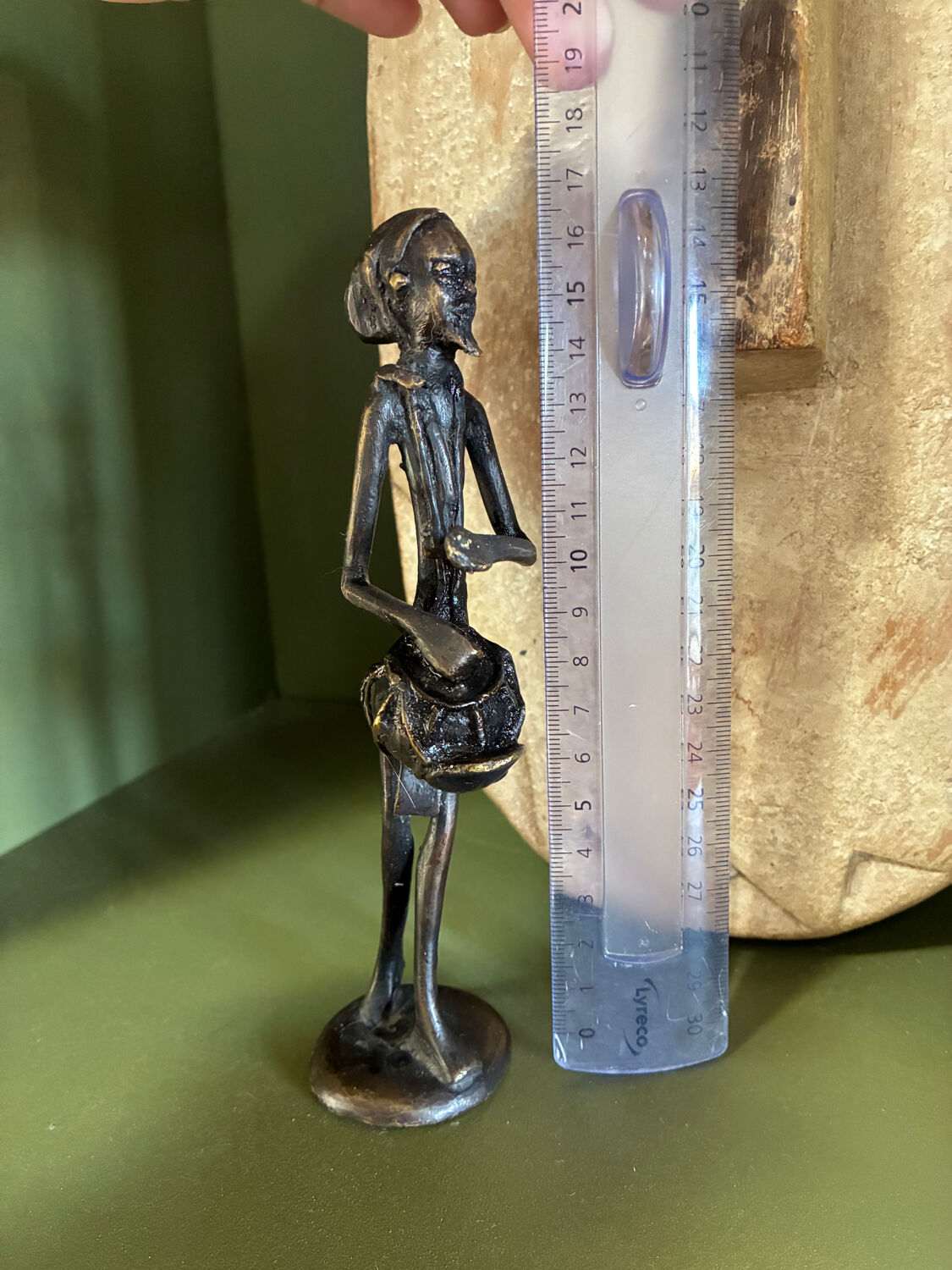 African bronze statuette