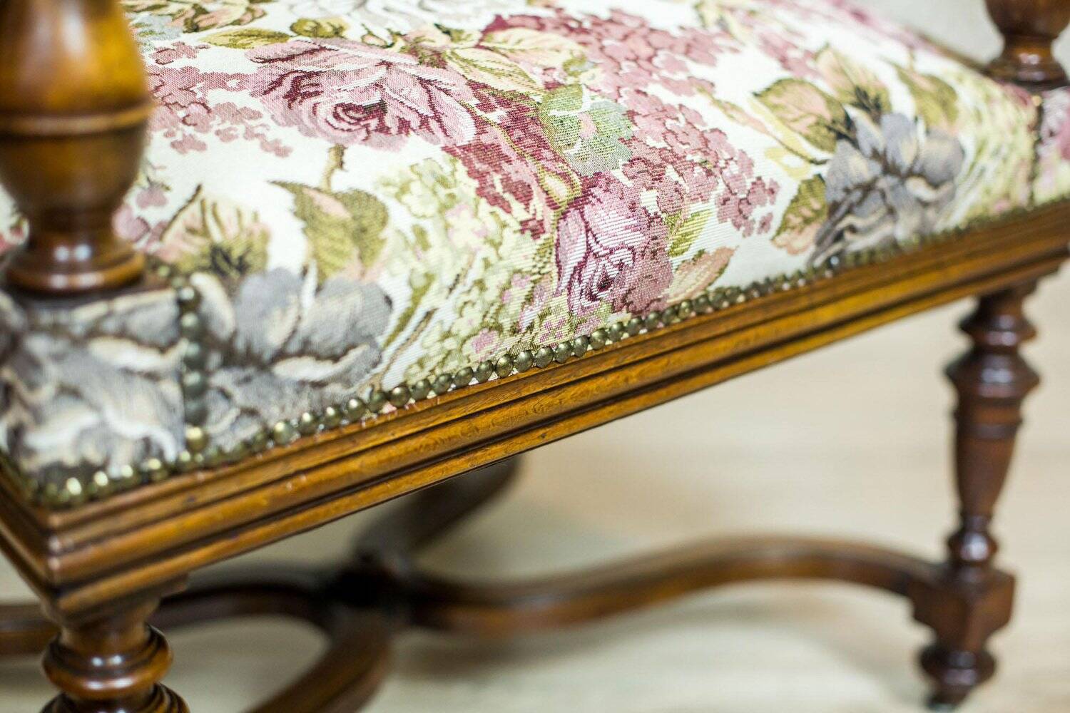 Antique French Oak Chair, 1890s