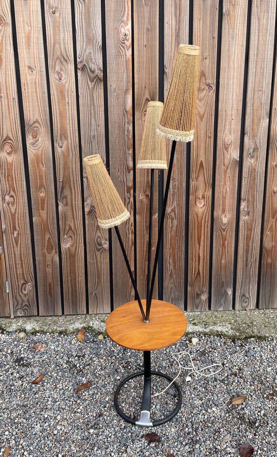 Lampadaire à 3 feux, France 1960-70