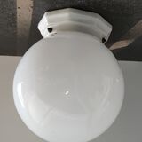 Glass ceiling lamp