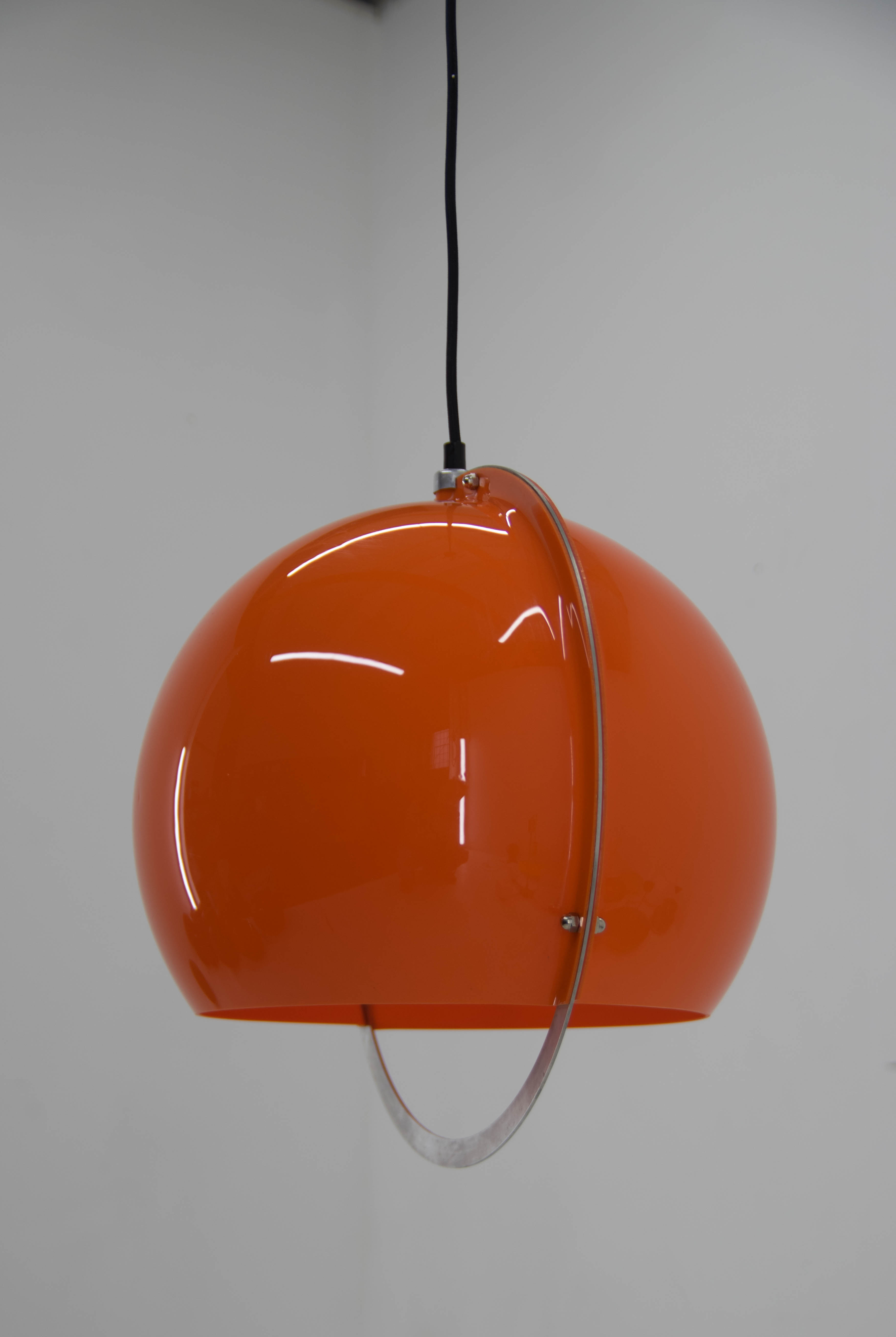 Space age plastic pendant, italy, 1960s