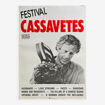 Affiche de cinéma Festival John Cassavetes 80's