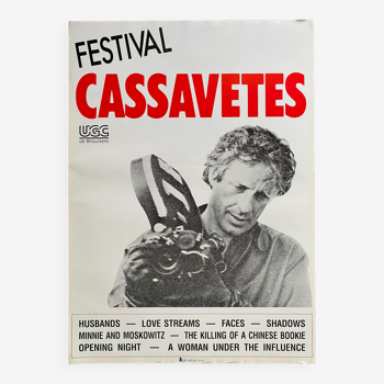 Cinema poster Festival John Cassavetes 80's