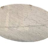 Marble table with tulip base