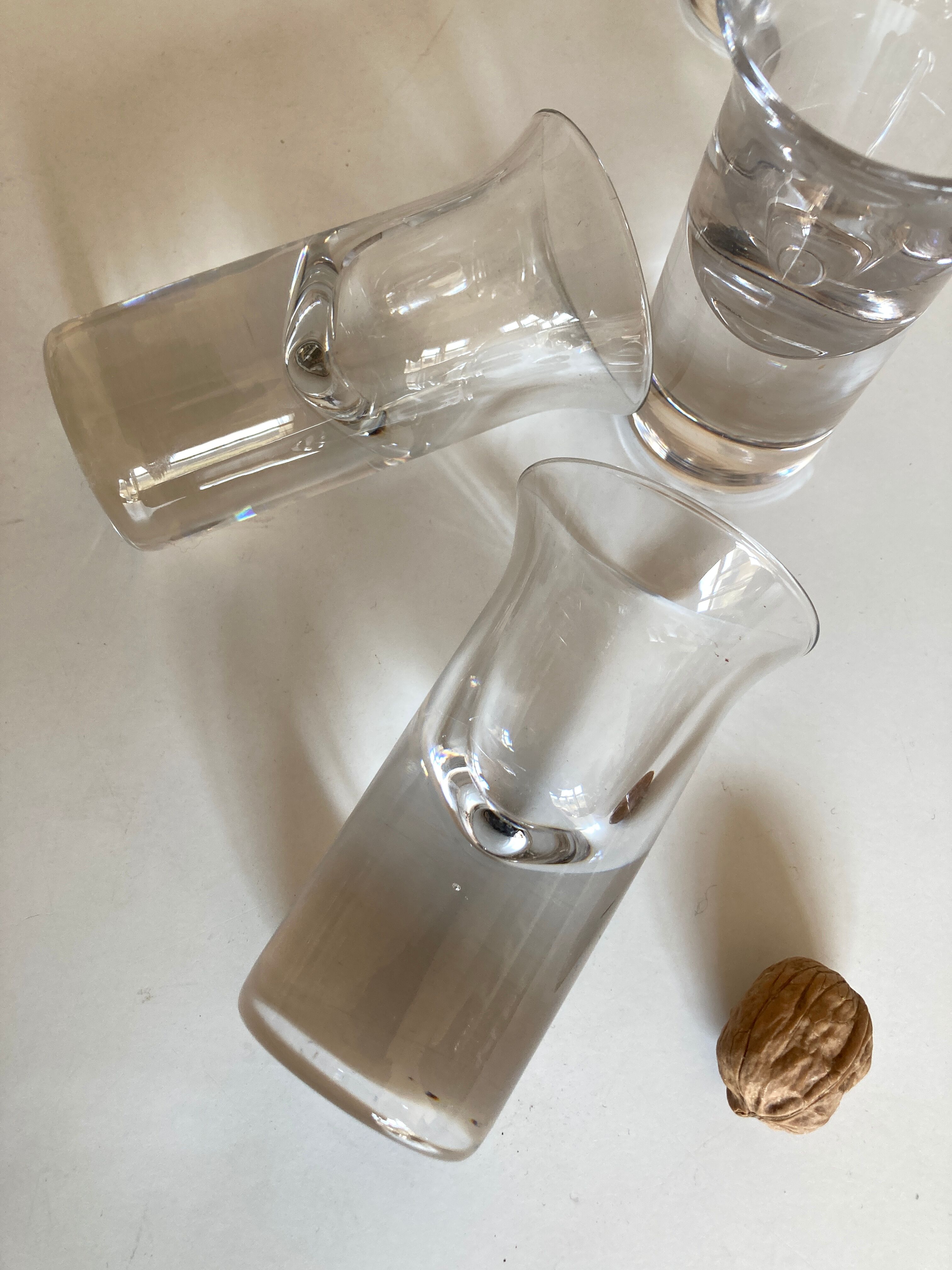 Set of 6 Scandinavian wine glasses 1970