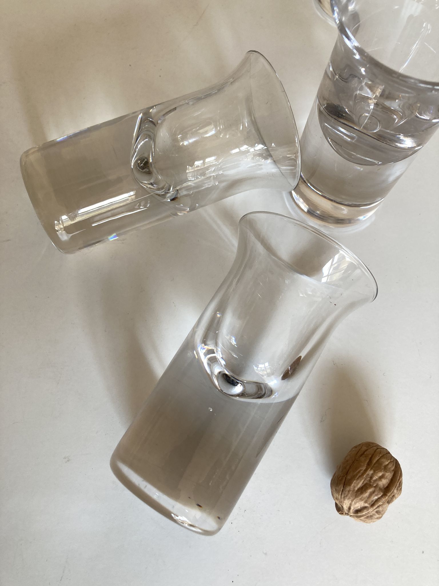 Set of 6 Scandinavian wine glasses 1970
