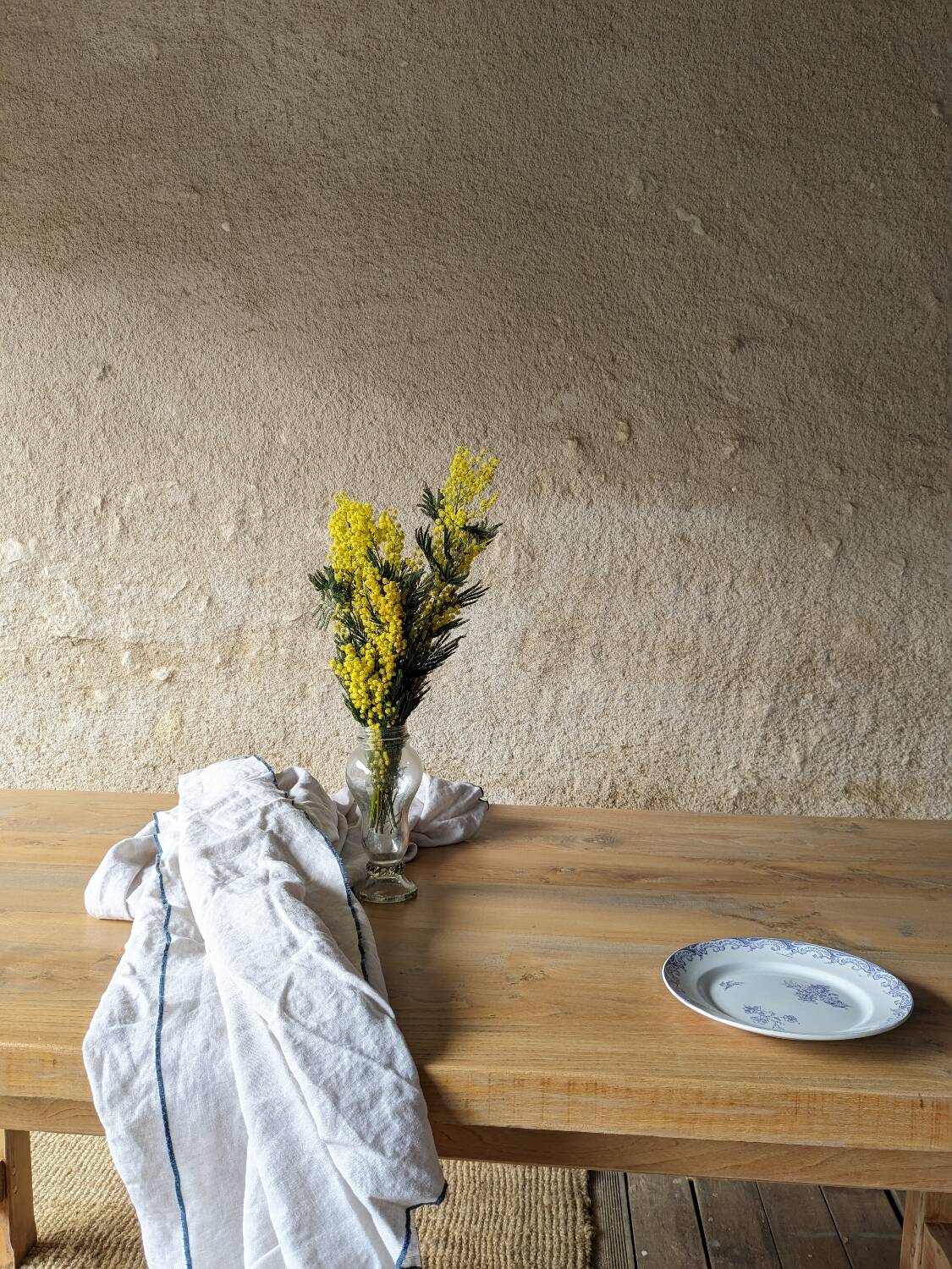 Elm farm table