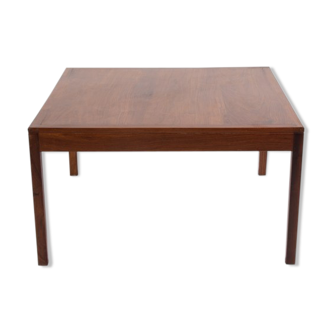 Table basse danoise en noyer des années 1960