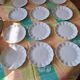 12 dessert plates in Limoges porcelain by Maison Giraud