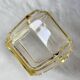 Baccarat Art Deco crystal square ashtray