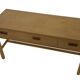 Buffet bas compact vintage en chêne, style années 70.