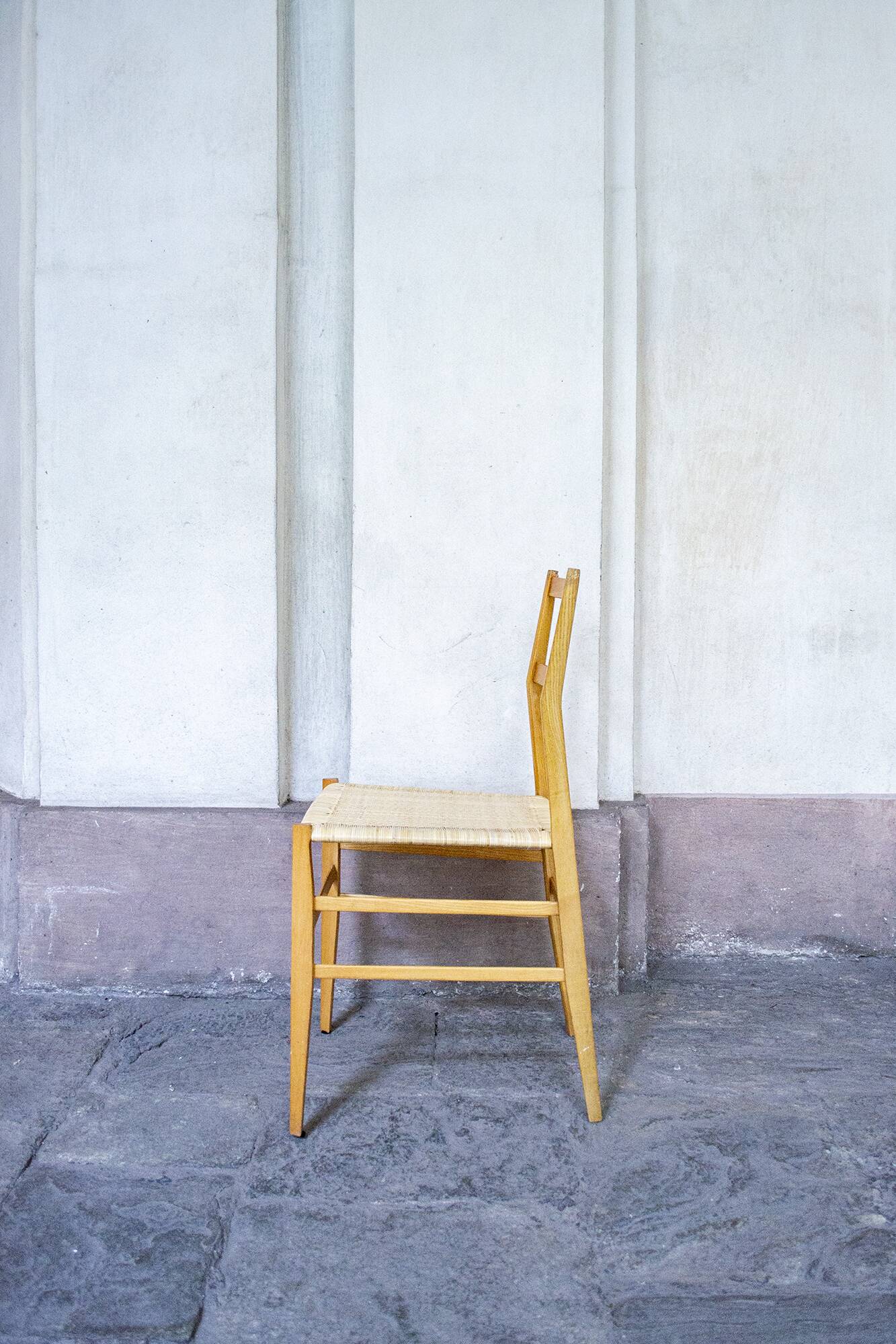 Sedie Superleggera di Gio Ponti per Cassina, Italia anni '70