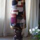Glazed ceramic lamp from the 1960s/1970s with dual lighting