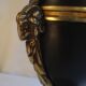 Oil lamp with engraved globe in Napoleon III style