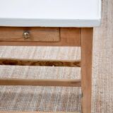 Petite table de ferme d’appoint