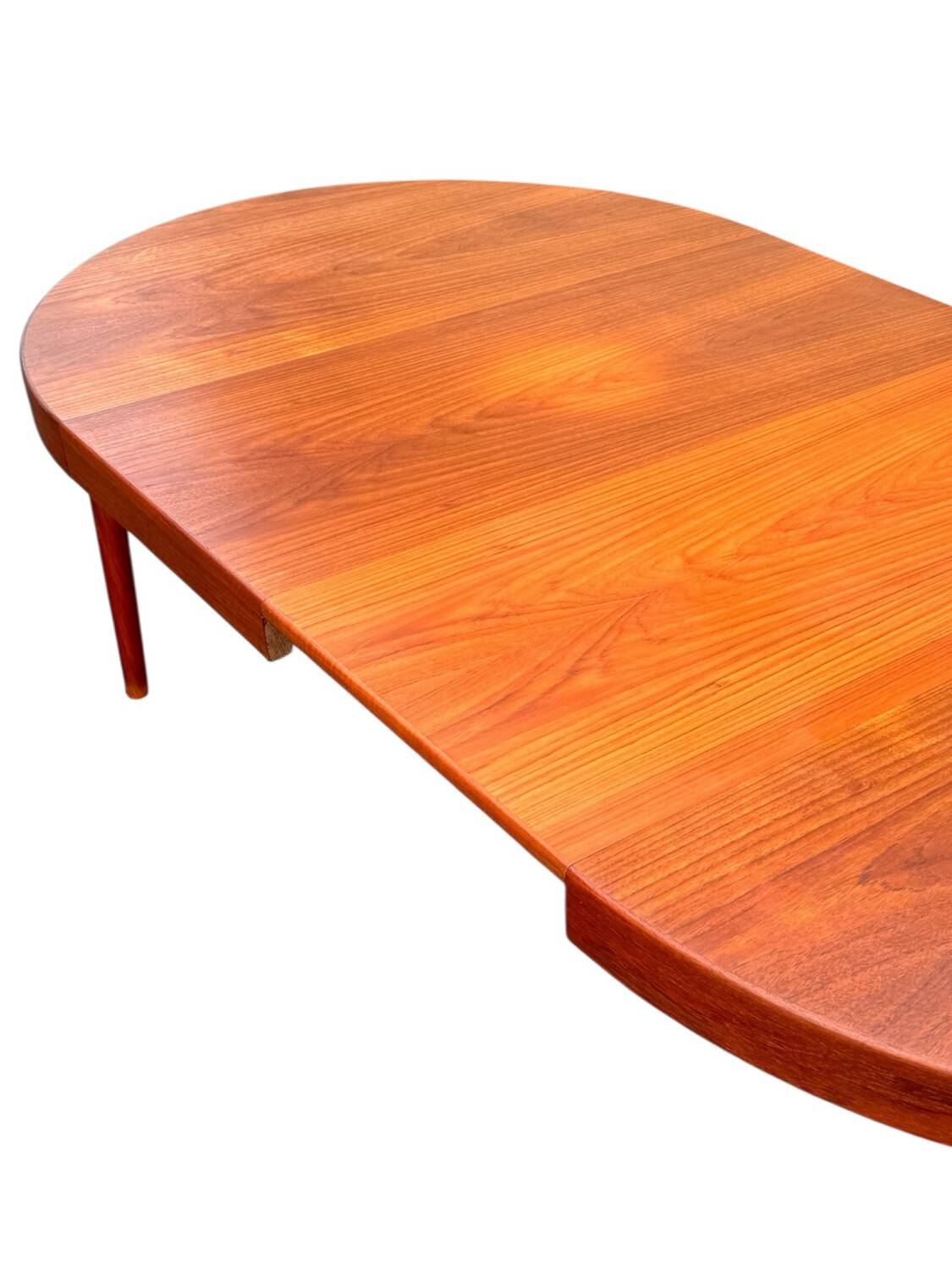 Scandinavian table in teak, design by Harry Ostergaard.