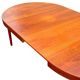 Scandinavian table in teak, design by Harry Ostergaard.