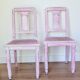 Lot de 2 chaises bois et cannage année 30