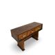 Italian burl walnut art deco console table, 1930s.