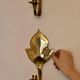 Pair of mid-century Swedish brass sconces