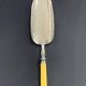 Serving shovel in guilloché silver metal 19th century Napoleon III