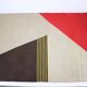 Midcentury Geometric Kilim Carpet in Style of Antonín Kybal, 1950s