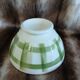2 old model bowls tablecloth