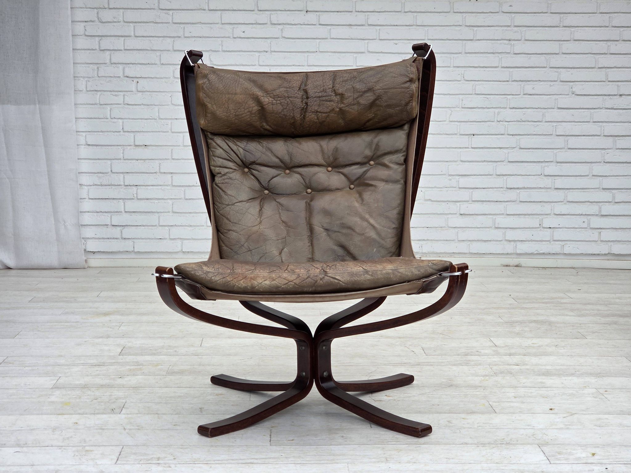 1970s, Norwegian design by Sigurd Ressel, armchair model "Falcon".