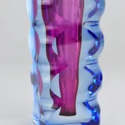 Oldrich Lipsky art glass studio vase, Atelier Exbor, Czechoslovakia, 1960s