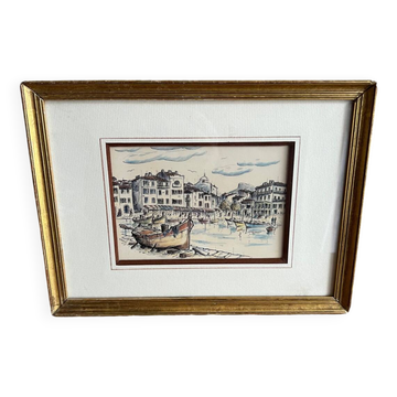 Painting of boats