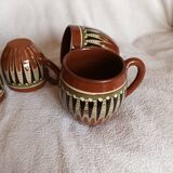 Stoneware mugs