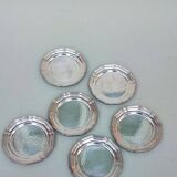 Silver plated coasters