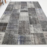 Tapis patchwork oushak vintage turc 304x204