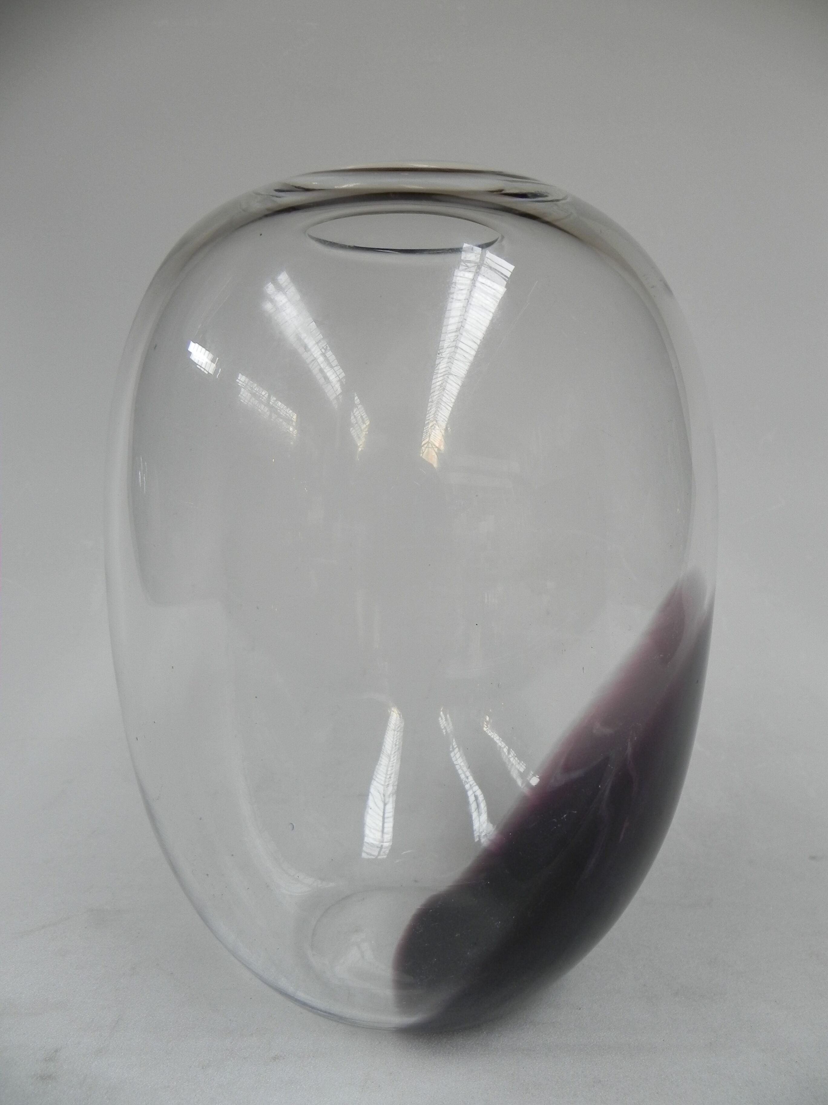 Glass vintage vase