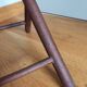 Folding wooden stool