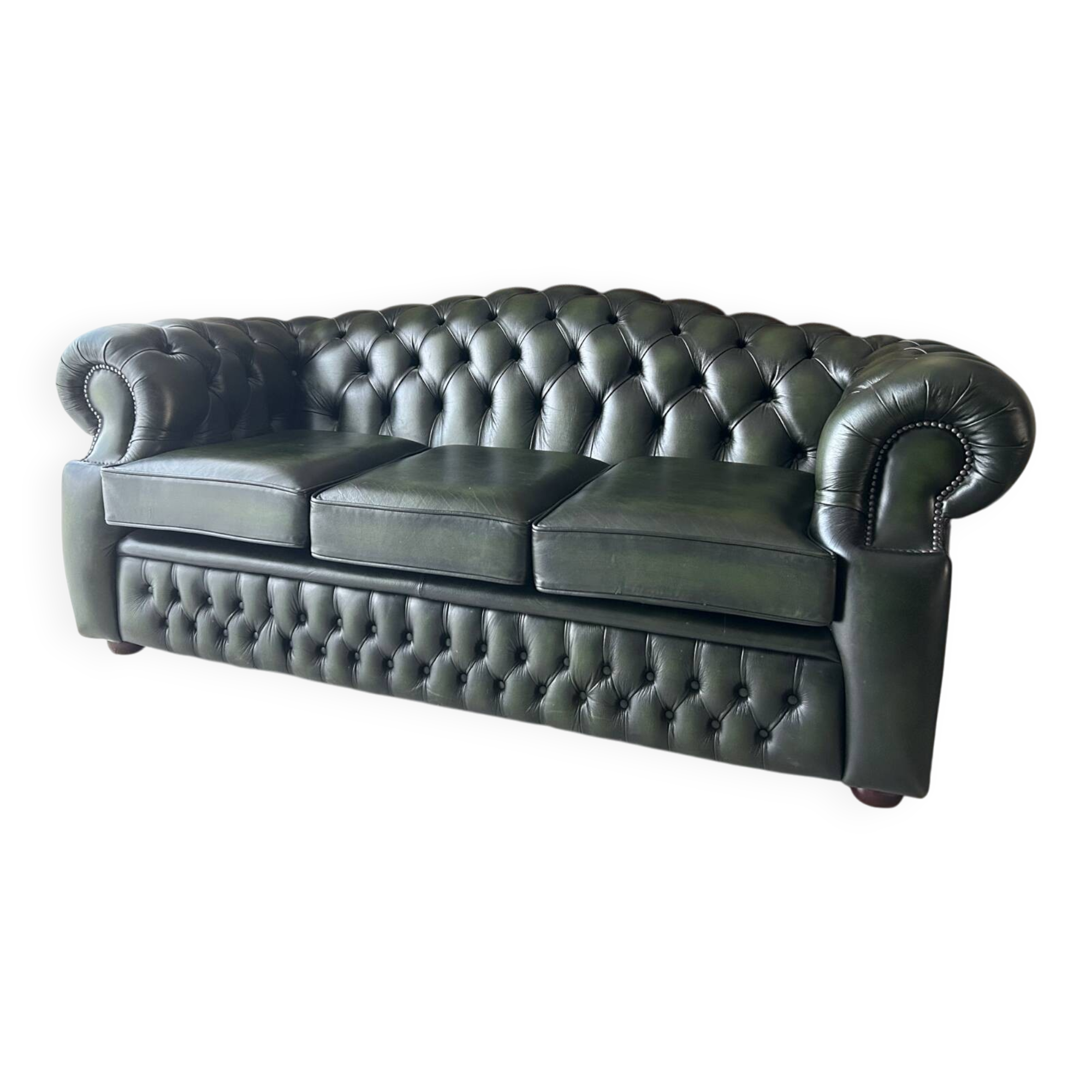 three-seater Chesterfield sofa